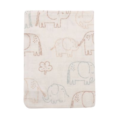 Jollein Hydrofiel Washandje - Elephant Tales - 15x20 cm - 3 Stuks Jollein Hydrofiel Washandje - Elephant Tales - 15x20 cm - 3 Stuks