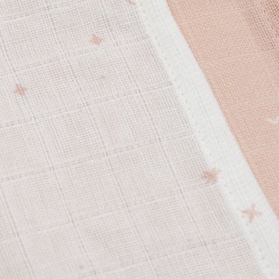 Jollein Twinkling Monddoekje - 3 Pack - 31 x 31 cm - Hydrofiel - Wild Rose Jollein Twinkling Monddoekje - 3 Pack - 31 x 31 cm - Hydrofiel - Wild Rose