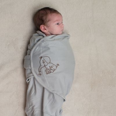Bo Jungle B-Wrap Grey Elephant Large