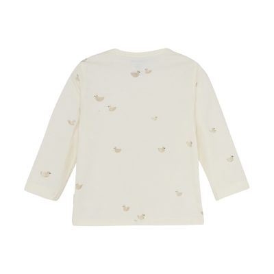 Noppies Nour Overslagshirt - Animals Pattern - Maat 56 - Offwhite