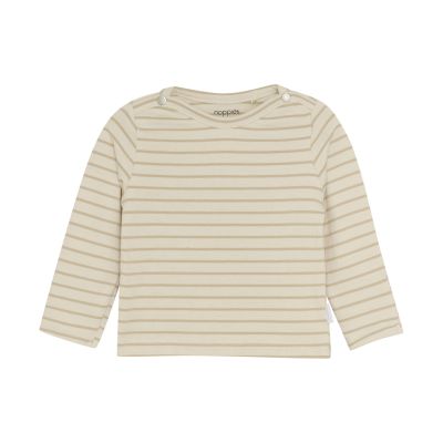 Noppies Nev Shirt met Lange Mouwen - Stripe - Maat 50 - Offwhite<