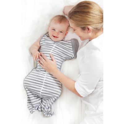 Love To Dream SwaddleUp™ Stage 2 Grey Medium 1.0 TOG