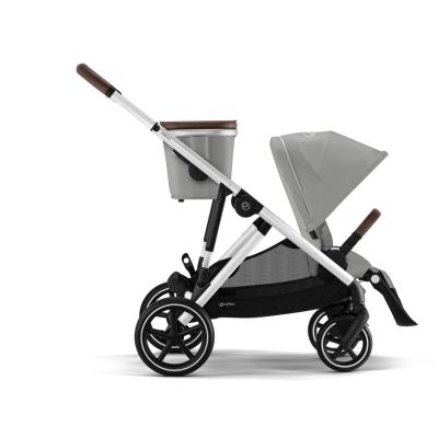 Cybex Gazelle S Kinderwagen 2-in-1 - Silver - Stone Grey / Mid Grey Cybex Gazelle S Kinderwagen 2-in-1 - Silver - Stone Grey / Mid Grey