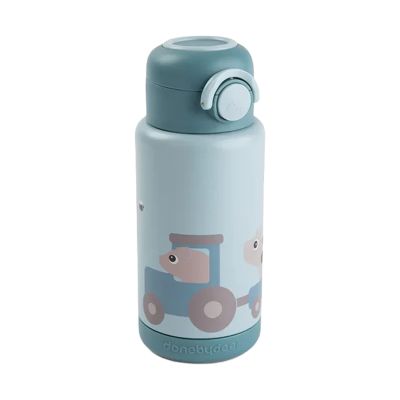 Done by Deer Thermosfles - Tiny Farm - 340 ml - Blue