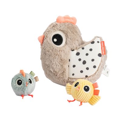 Done by Deer Hide&amp;Seek Activity Toy - Clucky - Sand