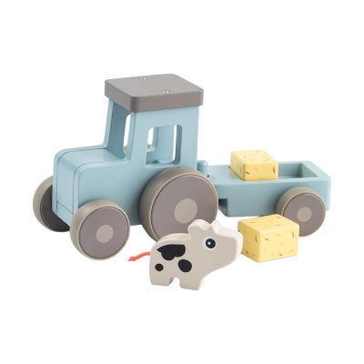 Done by Deer Houten Tractor - Tiny Farm Dotti - Blue