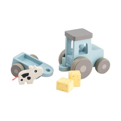 Done by Deer Houten Tractor - Tiny Farm Dotti - Blue