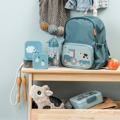 Done By Deer Tiny Farm Rietjesbeker - 350 ml - Blue