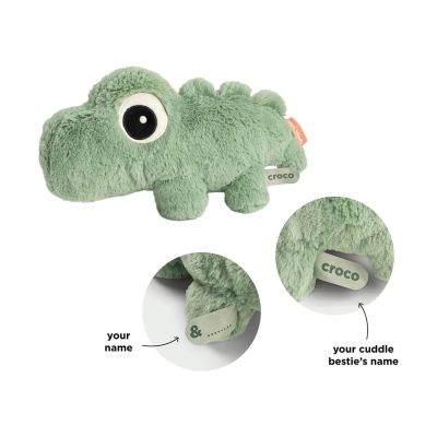 Done By Deer Croco Knuffelvriendje - 28 cm - Green