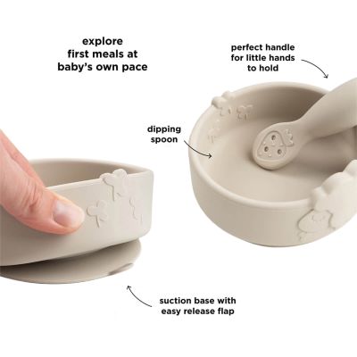 Done By Deer Sheepy Stick&Stay Maaltijd Set - Sand