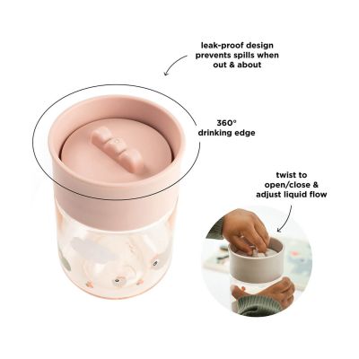 Done By Deer 360° Oefenbeker - Tiny Farm – Powder