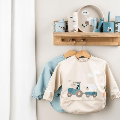 Done By Deer Tiny Farm Oefen Lepel Set - Blue
