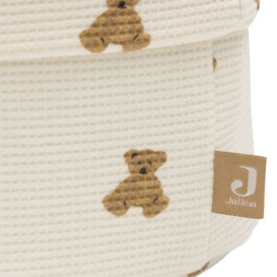 Jollein Commodemandje - Mini Teddy Bear - Little Waffle Jollein Commodemandje - Mini Teddy Bear - Little Waffle