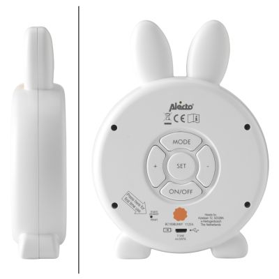 Alecto Sleeptrainer, Night Light, Alarm Clock Bunny