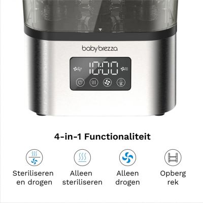 Baby Brezza Sterilisator & Droger - SuperQuick - Matt Black