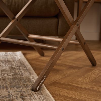 Snuz SnüzBaskit Moses Basket + Stand Set - Barley/Walnut