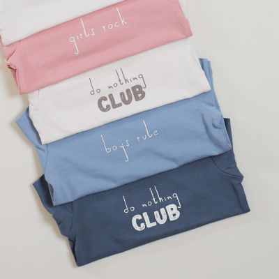 Babylook Do Nothing Club T-Shirt - Mt.56 - Bering Sea Babylook Do Nothing Club T-Shirt - Mt.56 - Bering Sea