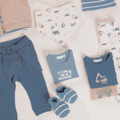 Babylook Adventure T-Shirt - Maat 50 - Faded Denim
