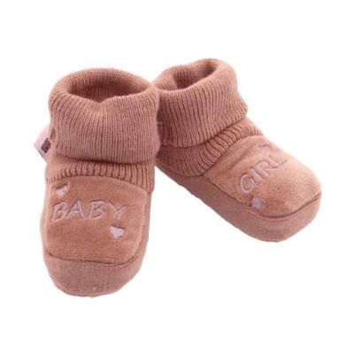 VIB Slofjes &#039;BABY GIRL&#039; Oud Roze