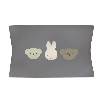 Bébé-Jou Aankleedkussen 72x44 cm - Miffy and Friends - Chalk Brown