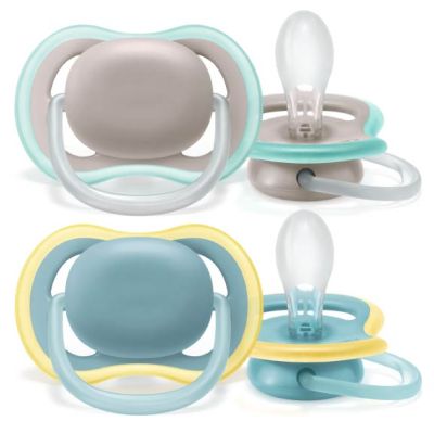 Philips Avent Fopspeen Ultra Air Beige 18mnd+ (2 stuks) SCF349/01