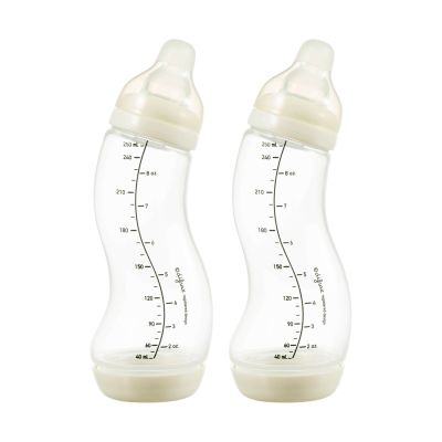 Difrax S-fles Natural – 250 ml – 2-pack – Ivory/Ivory Difrax S-fles Natural – 250 ml – 2-pack – Ivory/Ivory