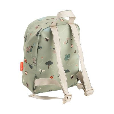 Done by Deer Kinder Rugzak - Tiny Trails - Green - 4L Done by Deer Kinder Rugzak - Tiny Trails - Green - 4L