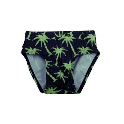 Lentiggini Zwembroek Palms Navy Yellow maat 68