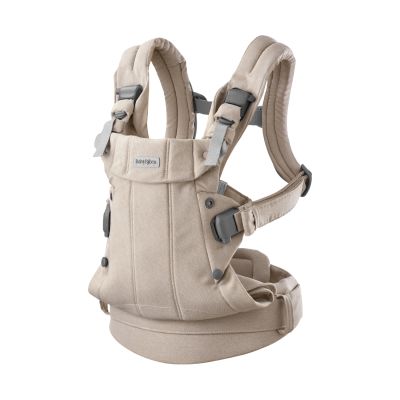 BabyBjörn Harmony Draagzak - Geweven Gemêleerd - Lichtbeige