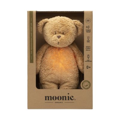 Moonie The Humming Bear Slaapknuffel - Cappuccino Moonie The Humming Bear Slaapknuffel - Cappuccino