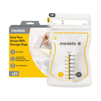 Medela Moedermelkbewaarzakjes Met Schenktuit 210ml 25st