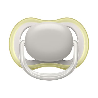 Philips Avent Ultra Air Fopspeen - Symmetrisch - 2 Stuks - 0-6 Mnd - Beige/Grijs