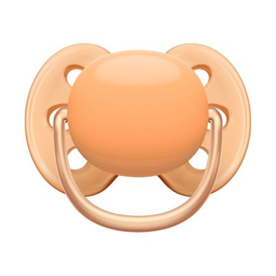 Philips Avent Ultra Soft Fopspeen -  Symmetrisch - 2 Stuks - 0-6 Mnd - Groen/Oranje