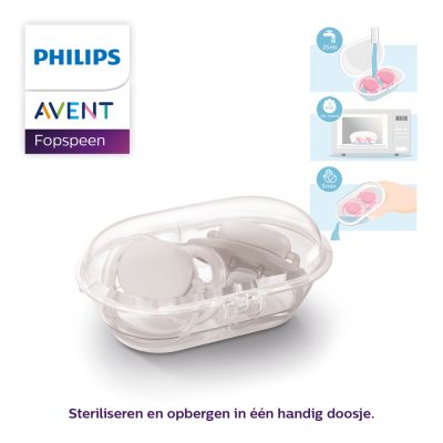Philips Avent Ultra Soft Fopspeen -  Symmetrisch - 2 Stuks - 0-6 Mnd - Groen/Oranje