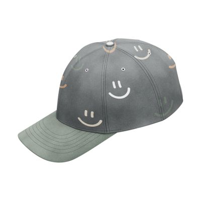Jep! Kids Cap - Smiley Grey - Maat 54-56 Jep! Kids Cap - Smiley Grey - Maat 54-56