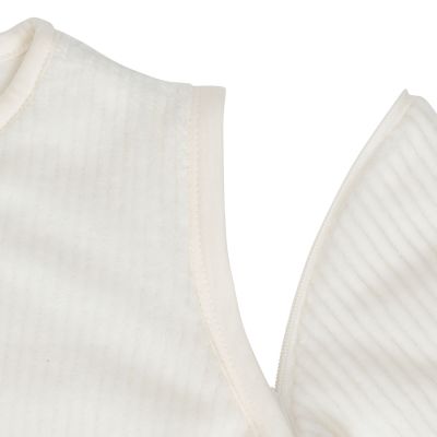 Jollein Slaapzak Winter Met Afritsbare Mouw Rond - 70 cm - Rib - Ivory Jollein Slaapzak Winter Met Afritsbare Mouw Rond - 70 cm - Rib - Ivory