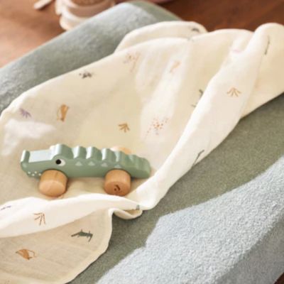 Jollein Sea Green Aankleedkussenhoes - 50x70cm - Badstof 