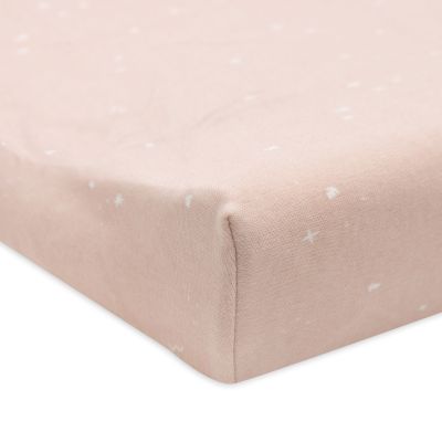 Jollein Aankleedkussenhoes - Jersey - 50 x 70 cm - Twinkling Wild Rose