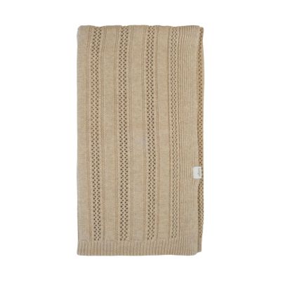Lodger Dreamer Deken - 80 x 100 cm - Pointelle Merino - Beige Lodger Dreamer Deken - 80 x 100 cm - Pointelle Merino - Beige