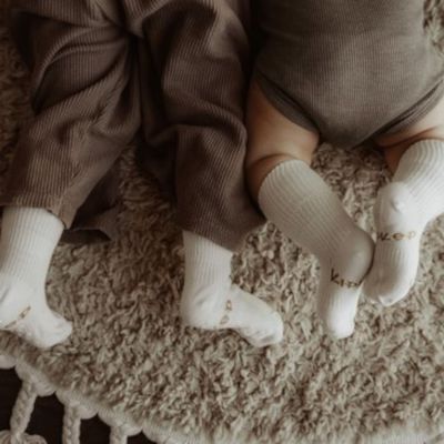 KipKep Blijf-Sokjes - 12-18 Mnd - Antislip - 1-Pack - OffWhite