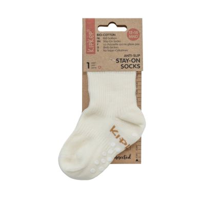 KipKep Blijf-Sokjes - 12-18 Mnd - Antislip - 1-Pack - OffWhite