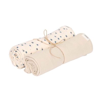 Koeka Lugo Hydrofiel Swaddle - 2-pack - Off White/Warm White