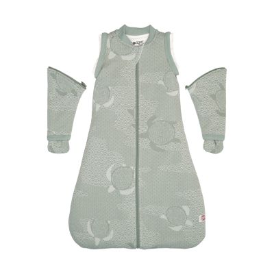 Lodger Slaapzak Hopper Met Afritsbare Mouwen - Maat 68/80 - Matcha Silk