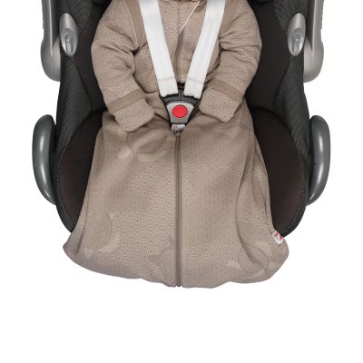 Lodger Slaapzak Hopper Met Afritsbare Mouwen - Maat 50/62 - Matcha Buffalo