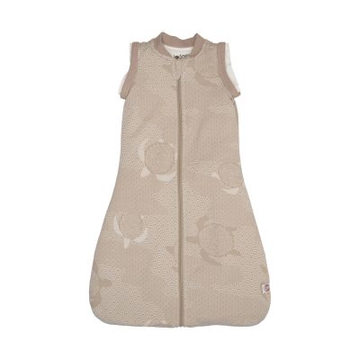 Lodger Slaapzak Hopper Met Afritsbare Mouwen - Maat 50/62 - Matcha Beige Lodger Slaapzak Hopper Met Afritsbare Mouwen - Maat 50/62 - Matcha Beige