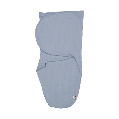 Lodger Solid Inbaker Slaapzak - 0-4 Mnd - Katoen - Blue Fogg