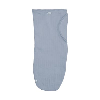 Lodger Solid Inbaker Slaapzak - 0-4 Mnd - Katoen - Blue Fogg