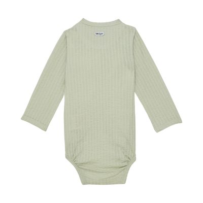 Lodger Romper Longsleeve Seersucker Silk 50