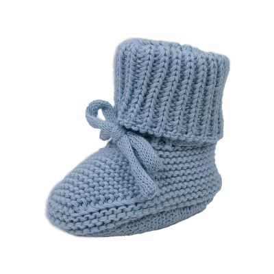 Lodger Slipper Knit Blue Fogg 0-6mnd