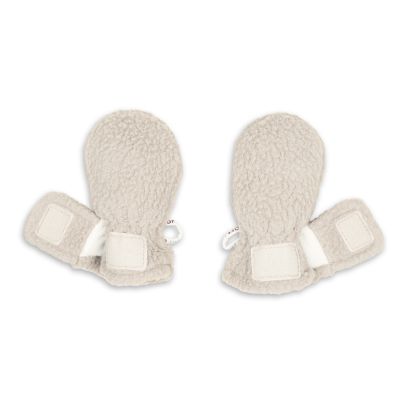 Lodger Mittens Teddy Fleece Birch 0-12M Lodger Mittens Teddy Fleece Birch 0-12M